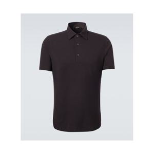 로로피아나 코튼 피케 폴로 셔츠 P01069055