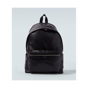 생로랑 City 레더 백팩 P01130653