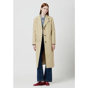 [CC콜렉트] 테일러드 코튼 싱글 롱 자켓 (C253MSF003)