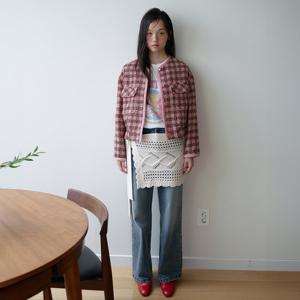 [써스데이아일랜드][여성]와이드 밴딩 데님 팬츠(T256MJE145W)