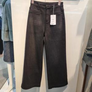 수스 HC36 털기모블랙와이드데님 S254NJEC53