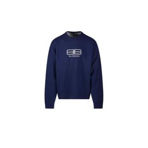 Balenciaga BB 로고 인타르시아 니트 스웨트셔츠 850050T1760 3080 TP961340629
