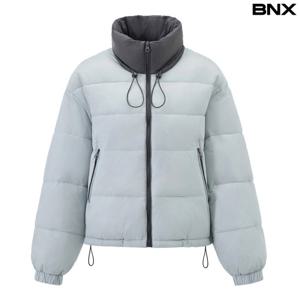 [비엔엑스]넥 스트링 퀼팅 집업 패딩 점퍼 (BX4JP045L0)