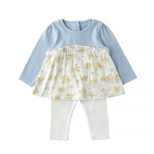 M밍크뮤D 26SS (BL)다발플라워져지상하복 어린이집 상하세트 (3611361004)