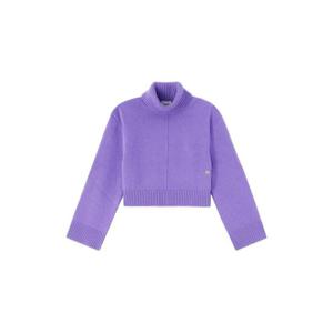 가니 터틀 넥 크롭 스웨터 A1070075