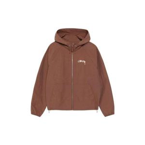 Stussy스투시 나일론 비치 쉘 자켓 커피 115893