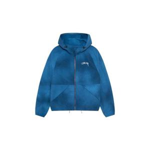 Stussy스투시 웨이브 다이 비치 쉘 자켓 코발트 115647