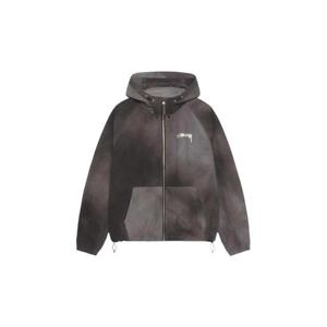 Stussy스투시 웨이브 다이 비치 쉘 자켓 블랙 115745