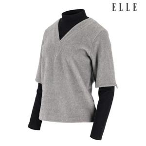 엘르골프 세이브존01 여성 레이어드형 목크넥티셔츠 6J85402 932