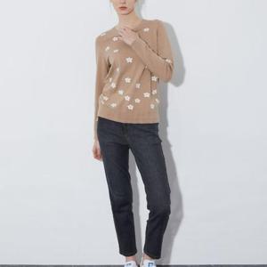 올리비아로렌 H 꽃 모티브니트 VOBBL4S1111