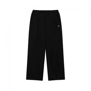 커버낫 [최윤지 ]세미와이드 시그니처 심볼 스웻 팬츠 Black 393570