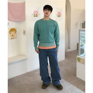 제너럴아이디어 [해피가이정호 PICK]MAN 스트레이트 핏 데님 팬츠 [BLUE] GF1MPT005 383858