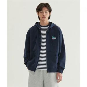 커버낫 라이징 선 그래픽 후드집업 네이비 392854