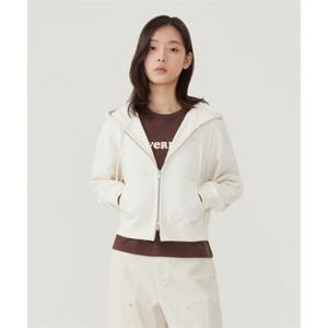 커버낫 우먼 베이직 후드집업 아이보리 392934