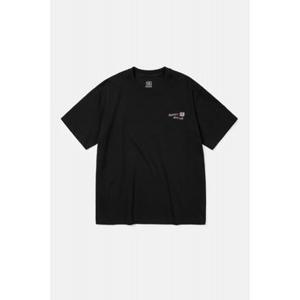 [25SS] [코오롱스포츠]남녀공용 캠핑 그래픽 반팔 라운드 티셔츠_TLTCM25615BLK