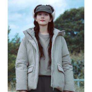 스노우피크 SNOWPEAK APPAREL 약기모 여성 세미크롭 맨투맨 (S25WWFHT69) Khaki Beige S25WWFHT69KE 337537