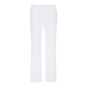 [마스터바니] 여성 사이드 타공 믹스 부츠컷 팬츠 421F2PT301_WH