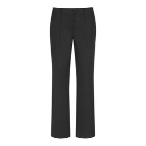 [마스터바니] 여성 사이드 타공 믹스 부츠컷 팬츠 421F2PT301_BK