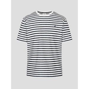 [빈폴멘] 스트라이프 소로나 라운드넥 티셔츠  네이비 (BC6242C31R)