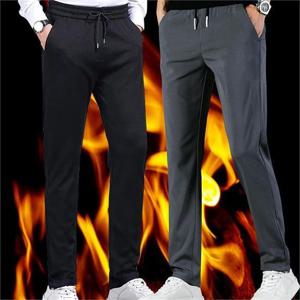 [깨비몰][깨비몰] 남성 기모 바지 슬랙스 겨울 방한 밴딩 팬츠 (