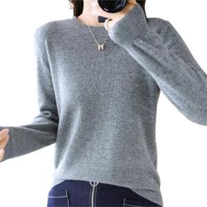 [깨비몰][깨비몰] 여성 라운드 니트 스웨터 루즈핏 이너오버핏 (