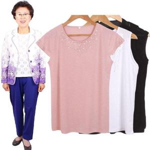 [할마마마][할마마마] 중년여성민소매상의3종10색상 캡소매나시