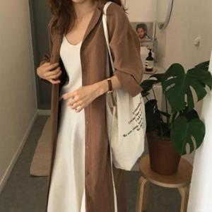 [깨비몰][깨비몰]데일리 롱가디건 루즈핏 롱가디건 패션 면가디