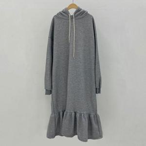 [강물처럼]아이우먼 폼폼기모프릴후드원피스 RDQ373M312 빅사이