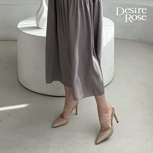 [디자이어로즈][디자이어로즈] 여성 레더 포인티드토 블로퍼힐 (