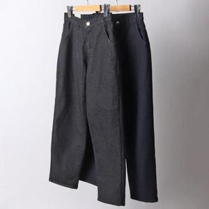 [강물처럼]빅사이즈사랑해요 F932L312 파릇기모생지밴딩팬츠 MD