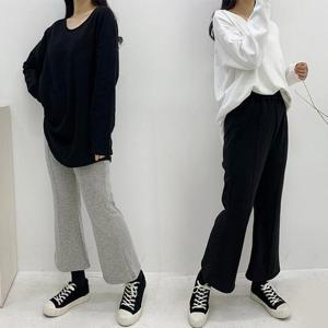 [강물처럼]위쉬몰 BE 도톰밍크퍼부츠컷팬츠(C288H312) 빅사이즈