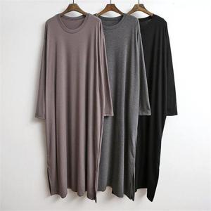 [강물처럼]빅사이즈사랑해요 G126L210 스판기모버튼원피스 EM (9