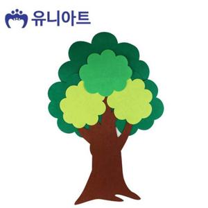 유니아트 펠트 삼잎나무 미술 꾸미기 재료