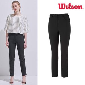 윌슨 베이직바지 1410 블랙 멀티바지 여성 스판