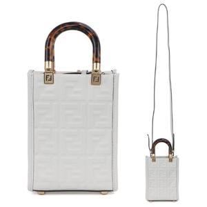 펜디 선샤인 미니쇼퍼 로고 토트백 8BS051 AMCI F0QVL