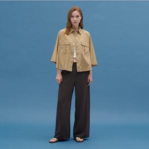 [앤클라인(여성의류)]플랩 포켓 블라우스 8G3JK2140