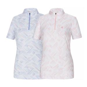 [콜핑]LD18 여성 여름  ICE-BORN 냉감 집업반팔티셔츠 KVT4935W