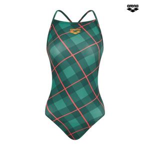 아레나 캐롤 원피스 더블 스트랩 타이백 A4FL1LO20 GRN