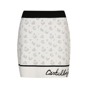 [까스텔바작] 여성 호피 무늬 니트 스커트_BGASSW504WH