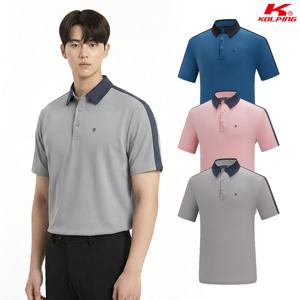 콜핑 남성 스트레치 흡습속건 등산 반팔 카라 티셔츠 GS