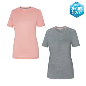 콜핑 여성 냉감 멜란지 아이스본 등산 반팔 라운드 티셔츠 GS