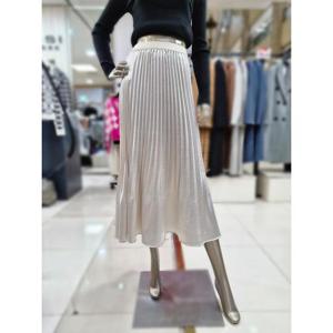 제시뉴욕 세이브존04 플리츠 주름 롱스커트 BFM5SP8260PP