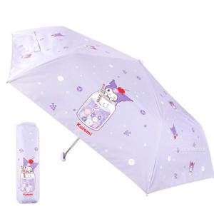 유아우산 쿠로미 스파클링 암막코팅 납작 53 3단 수동우산