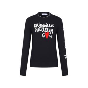 [까스텔바작] 여성 레터링 포인트 스웨터_BGESSW502NY