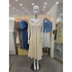 [플라스틱아일랜드]니트 후드 스트링 원피스PR2WO906_DJ