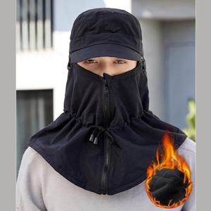 기모 방한모자 캡모자 마스크모자 탈부착 넥워머-750