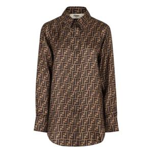 펜디 셔츠 FS8107A8G3F118W BROWN DOM