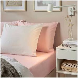 이케아 드발라 매트리스커버 라이트핑크 90x200cm 침구 매트리스 커버