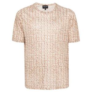 26 SS 조르지오아르마니 우븐 프린트 티셔츠 3DST54SJQTZ TP432126698