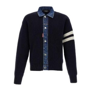 디스퀘어드2 데님 믹스 가디건 S74HA1572D13158 961 TP942012455